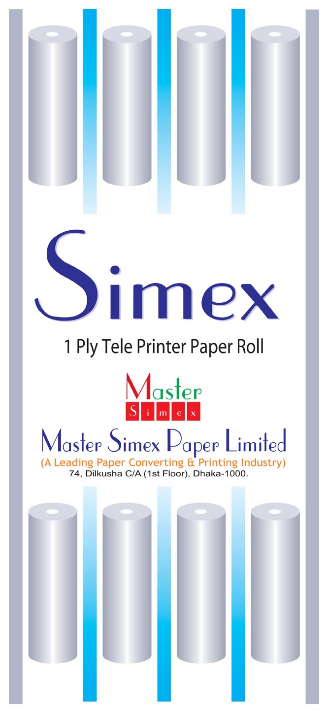 Thermal Fax Paper Roll Master Simex Paper Limited